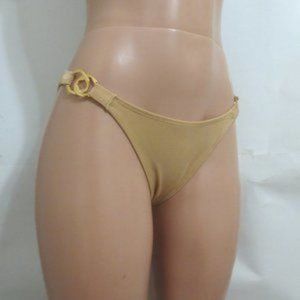 Luli Fama Gold Bikini Bottom
